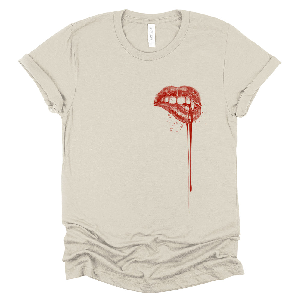 Vampire lips: Seduction in Every Drop T-shirt