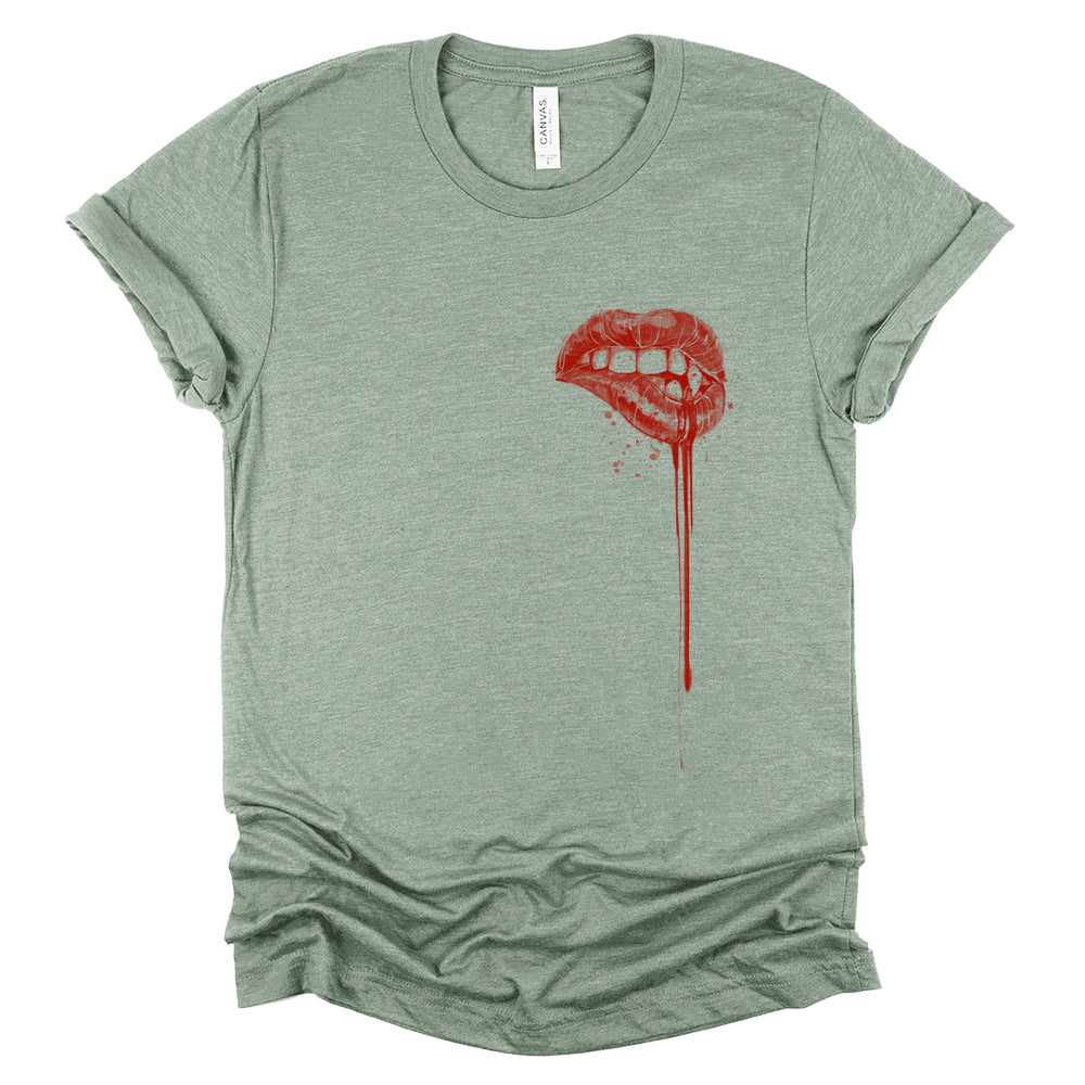 Vampire lips: Seduction in Every Drop T-shirt
