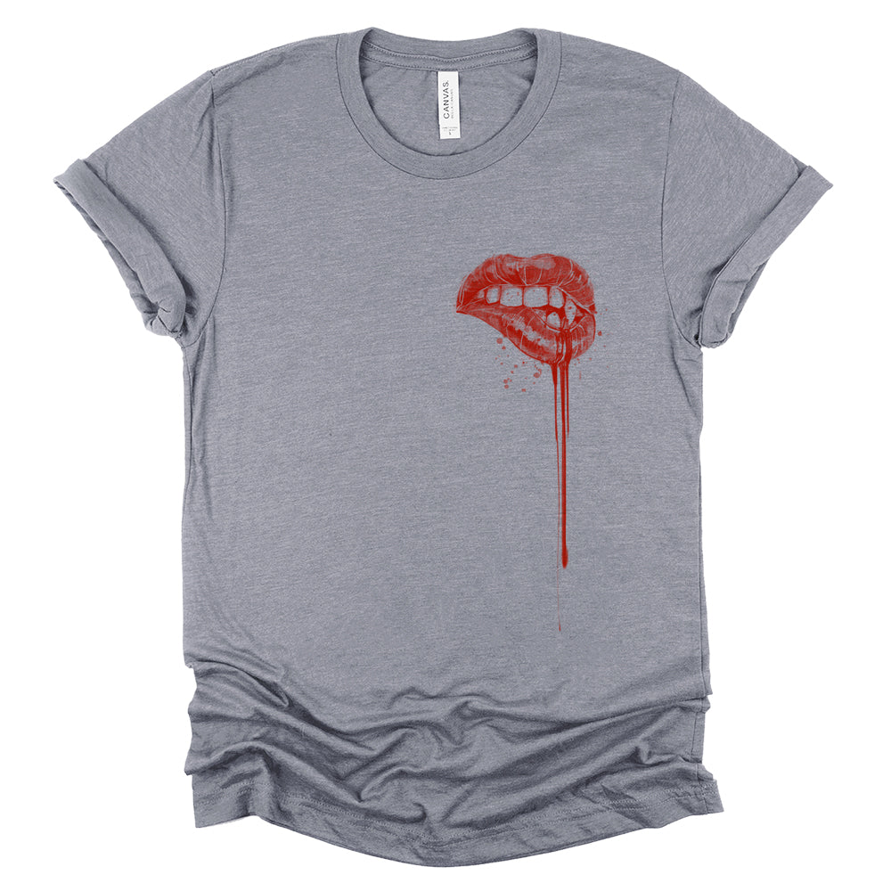 Vampire lips: Seduction in Every Drop T-shirt