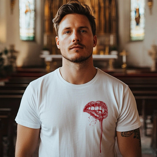 Vampire lips: Seduction in Every Drop T-shirt