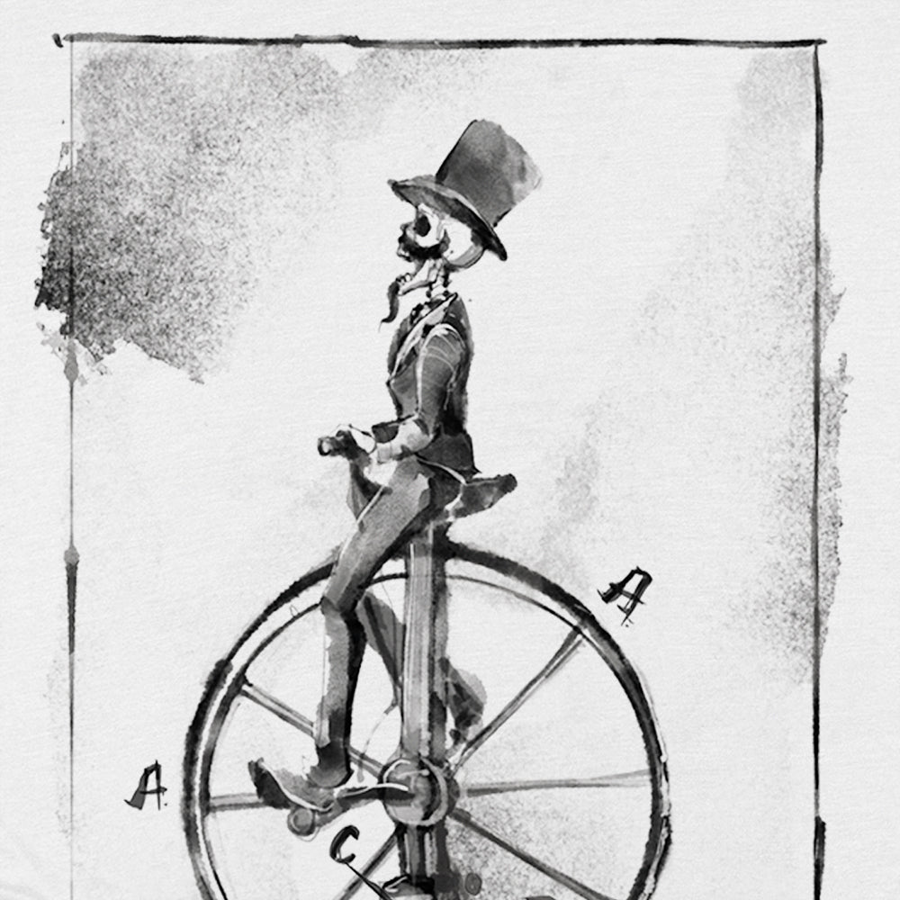 Velocipede Patent: Vintage Cycling Charm T-shirt