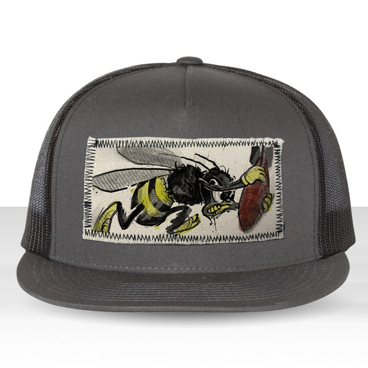 Wee Willie: Bomb Dropping Bee Trucker Hat