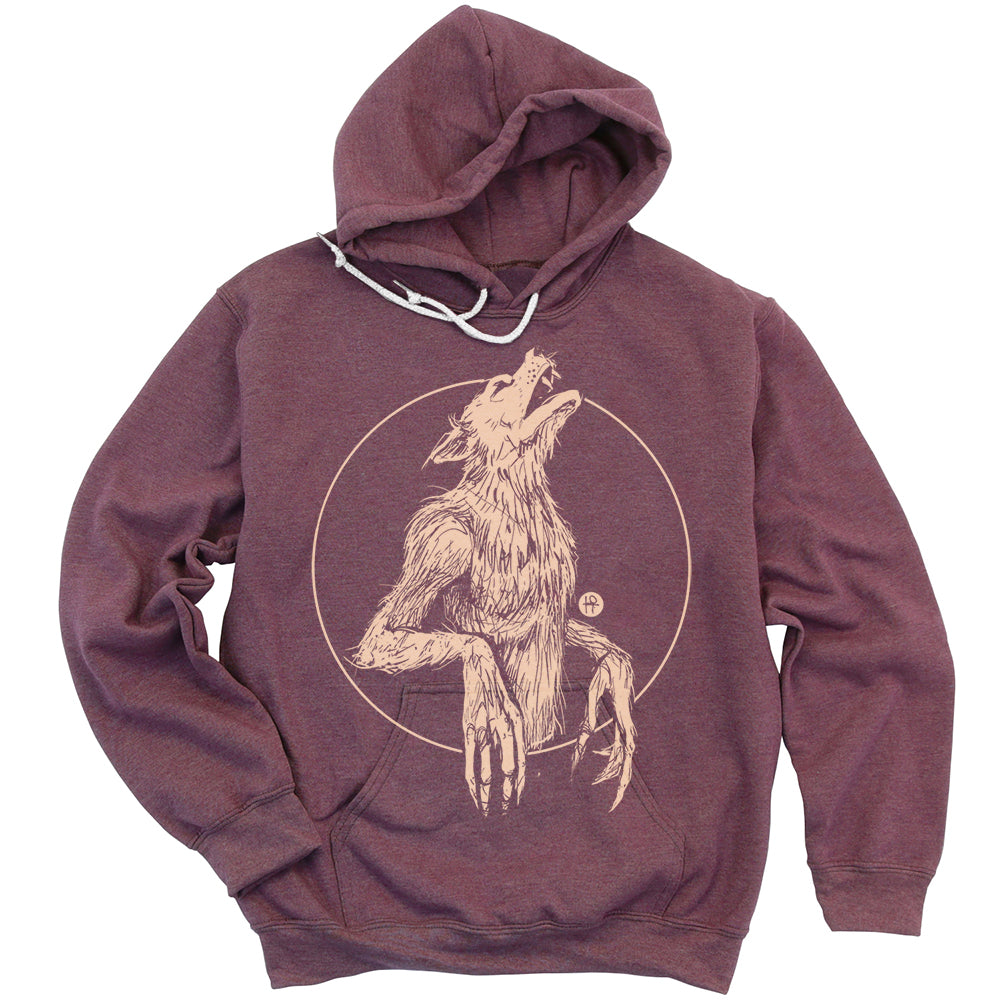 Howling Werewolf: Embrace the Night Hoodie