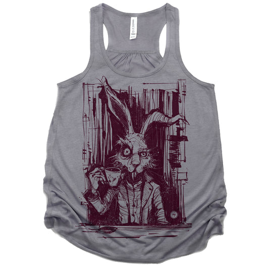 March Hare Tea Time: A Caffeinated Delight Tank Top