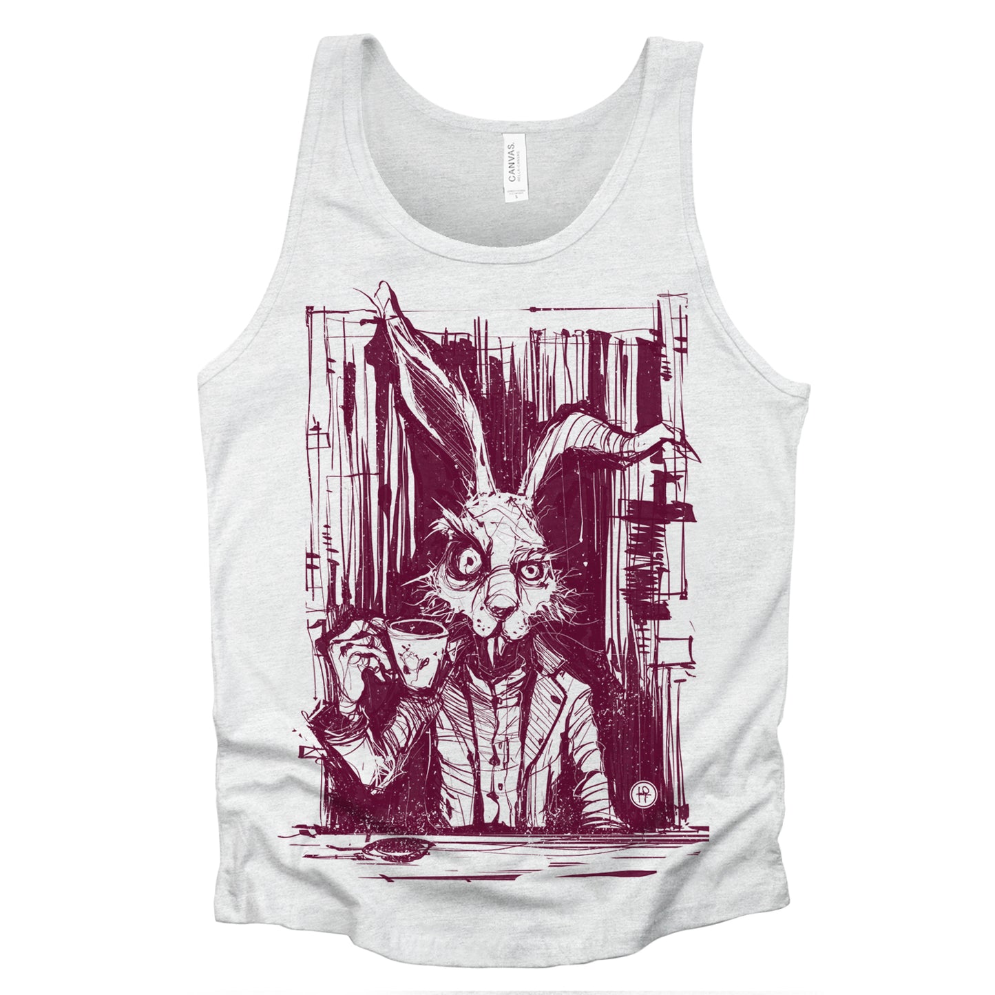 March Hare Tea Time: A Caffeinated Delight Tank Top