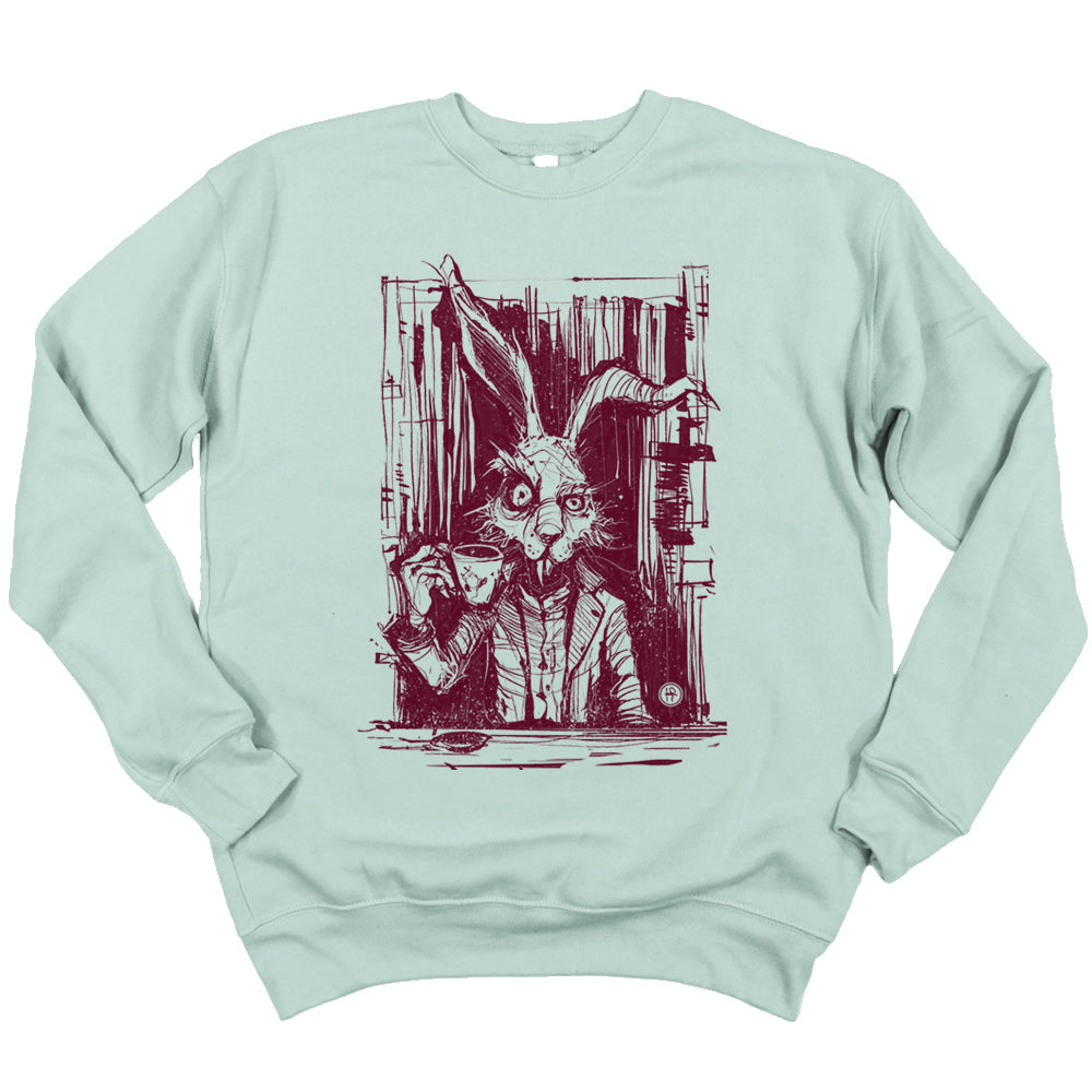 March Hare Tea Time: A Caffeinated Delight Sweatshirt