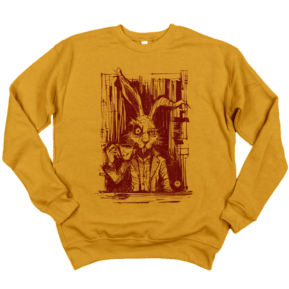 March Hare Tea Time: A Caffeinated Delight Sweatshirt