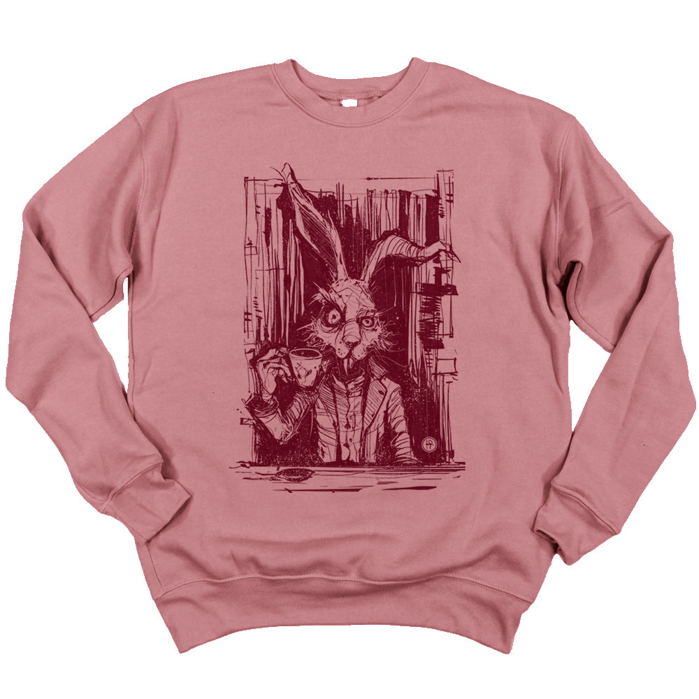 March Hare Tea Time: A Caffeinated Delight Sweatshirt