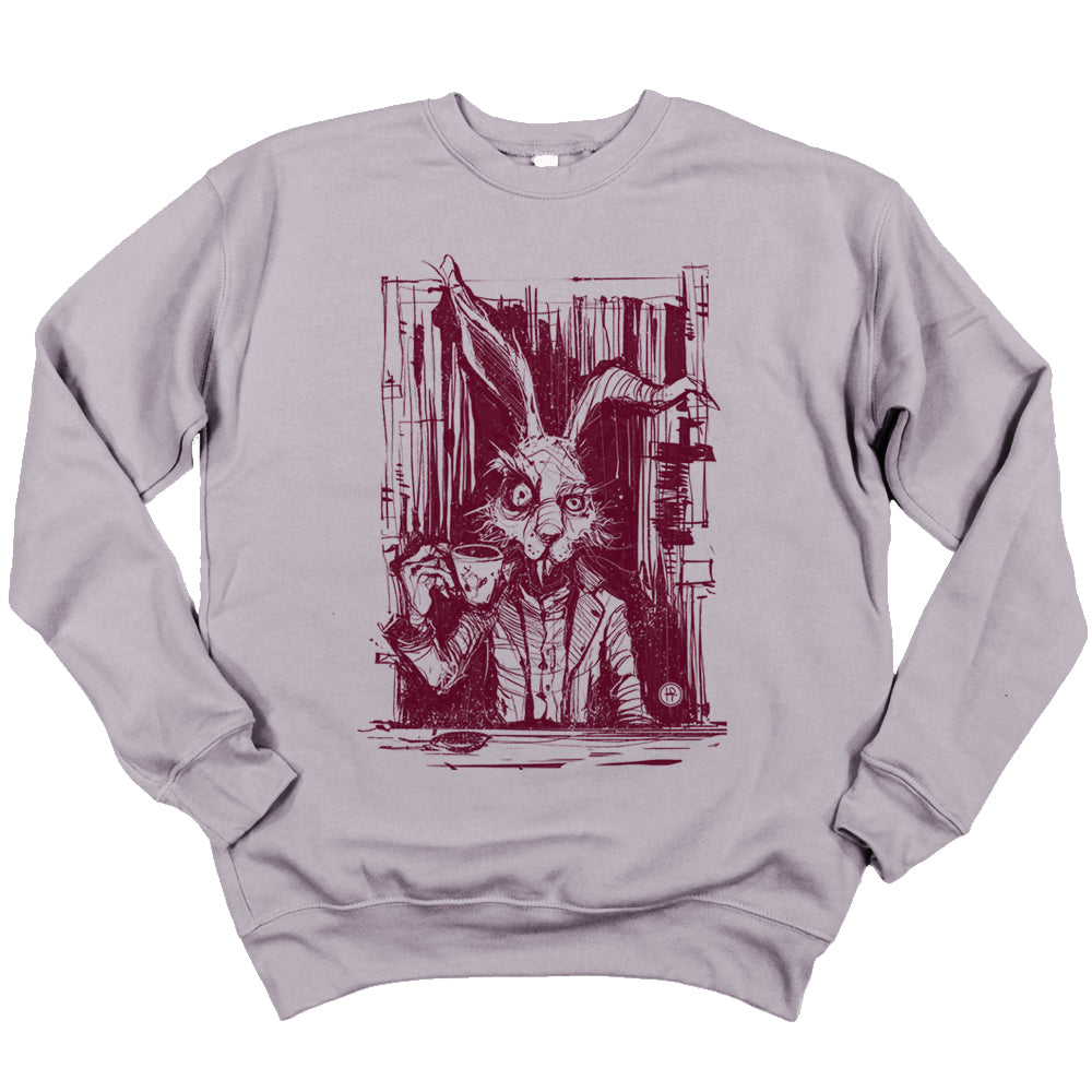 March Hare Tea Time: A Caffeinated Delight Sweatshirt