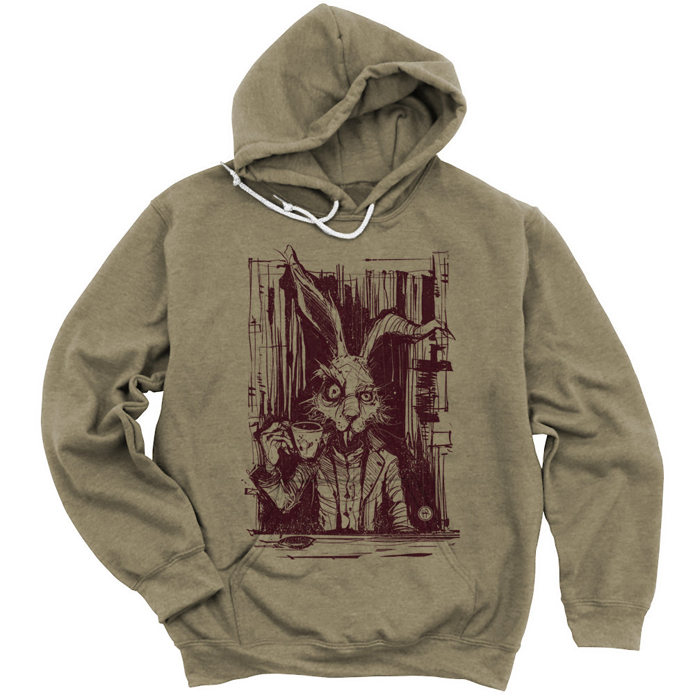 March Hare Tea Time: A Caffeinated Delight Hoodie