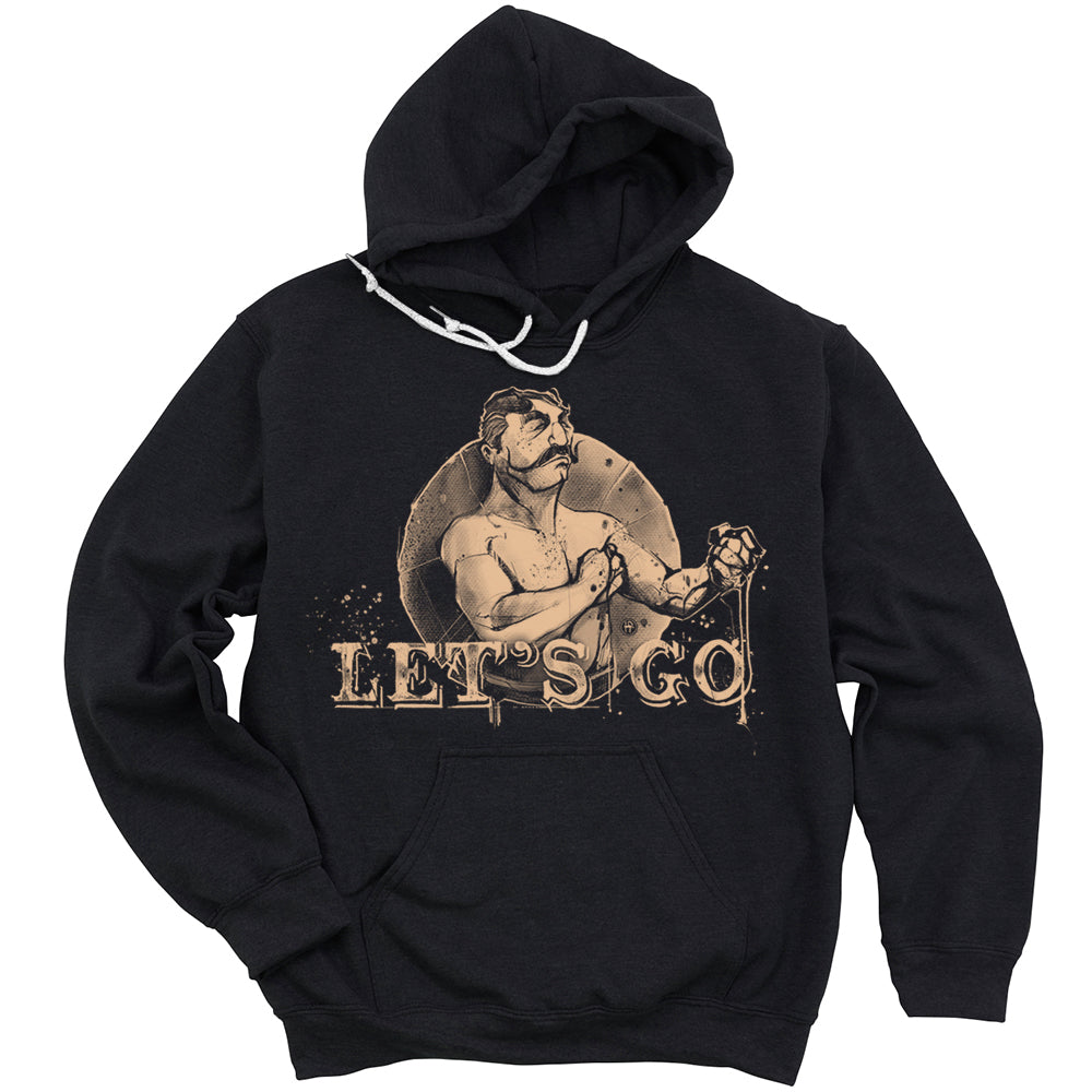 Let's Go Boxer: Vintage Bare-Knuckle Swagger Hoodie
