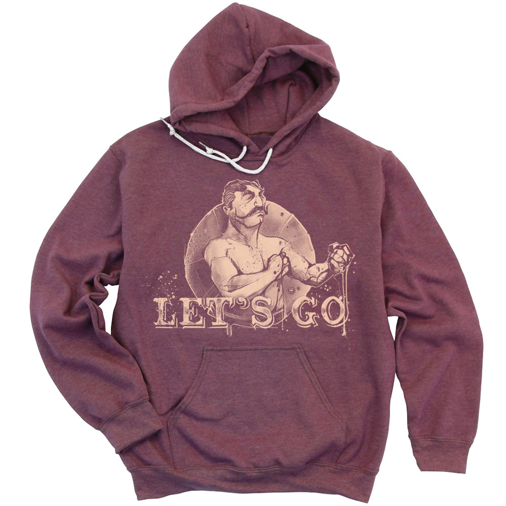 Let's Go Boxer: Vintage Bare-Knuckle Swagger Hoodie