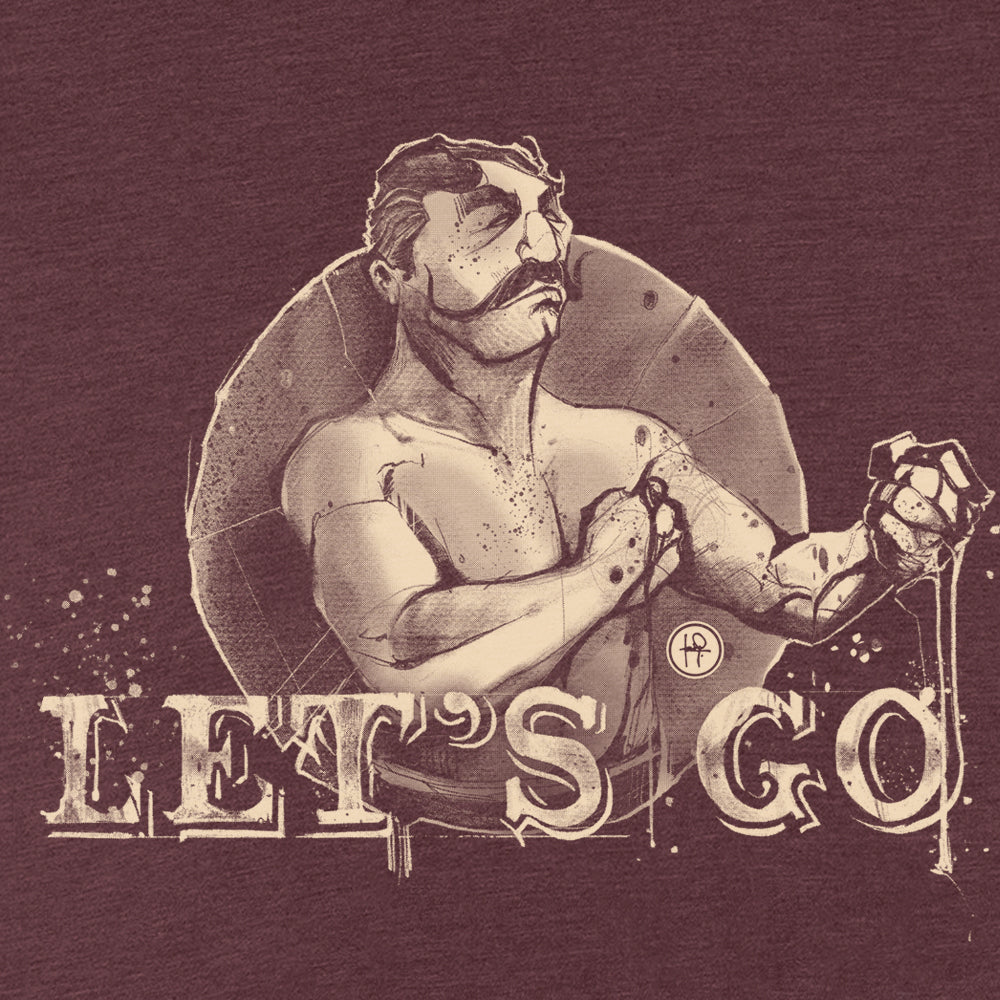 Let's Go Boxer: Vintage Bare-Knuckle Swagger T-shirt
