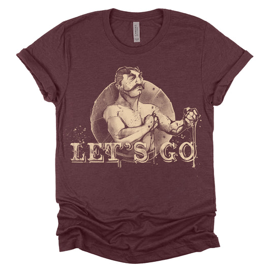 Let's Go Boxer: Vintage Bare-Knuckle Swagger T-shirt