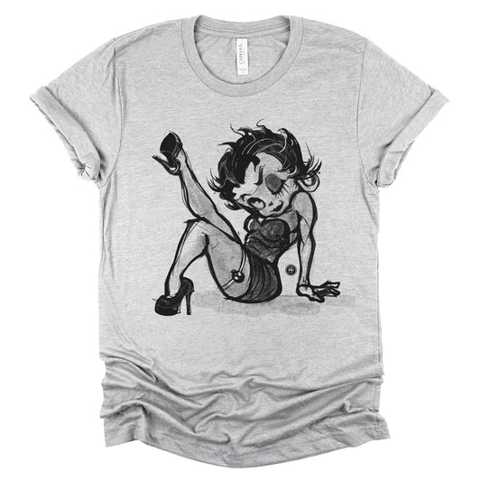 Betty Boop: Sassy Leg Raise T-Shirt