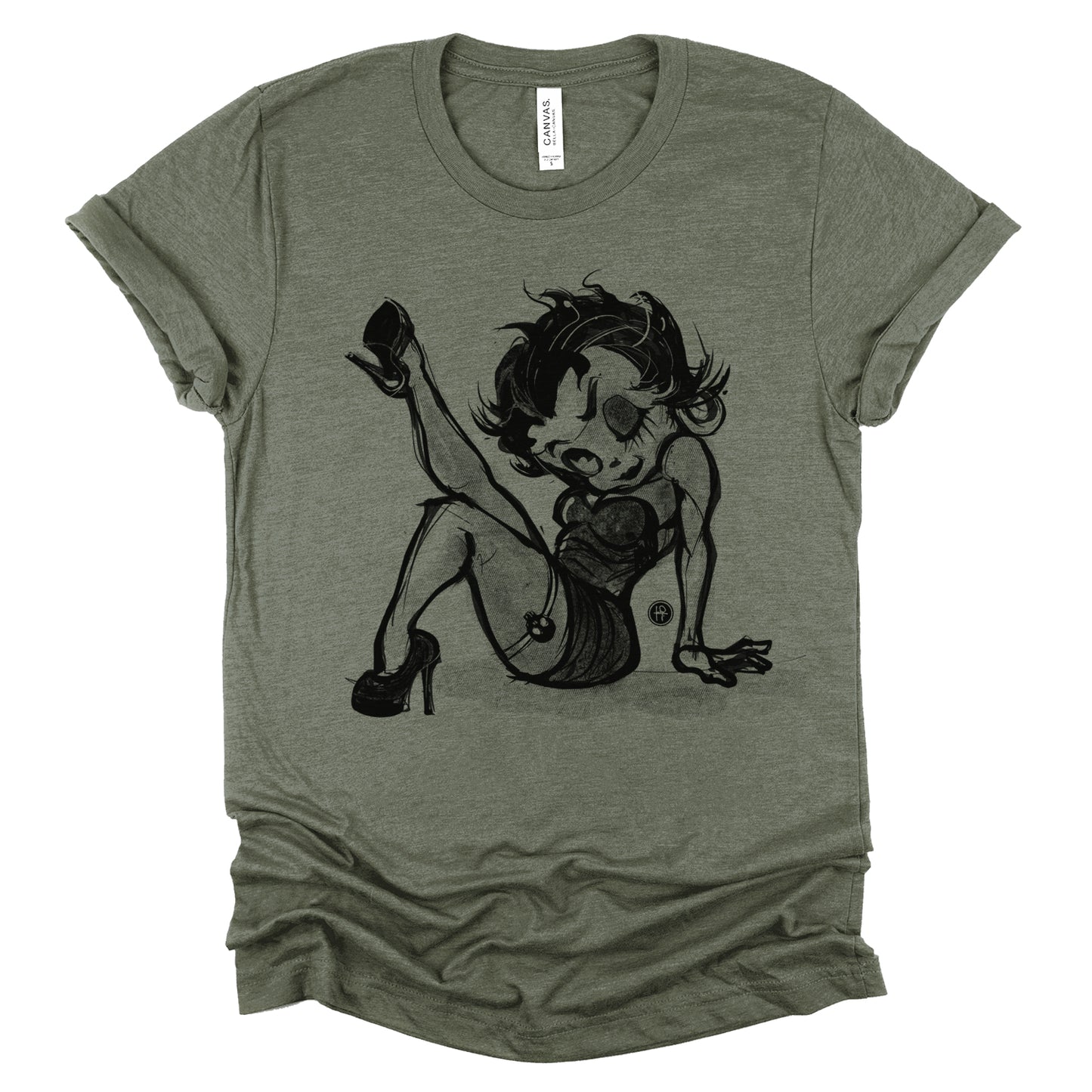 Betty Boop: Sassy Leg Raise T-Shirt