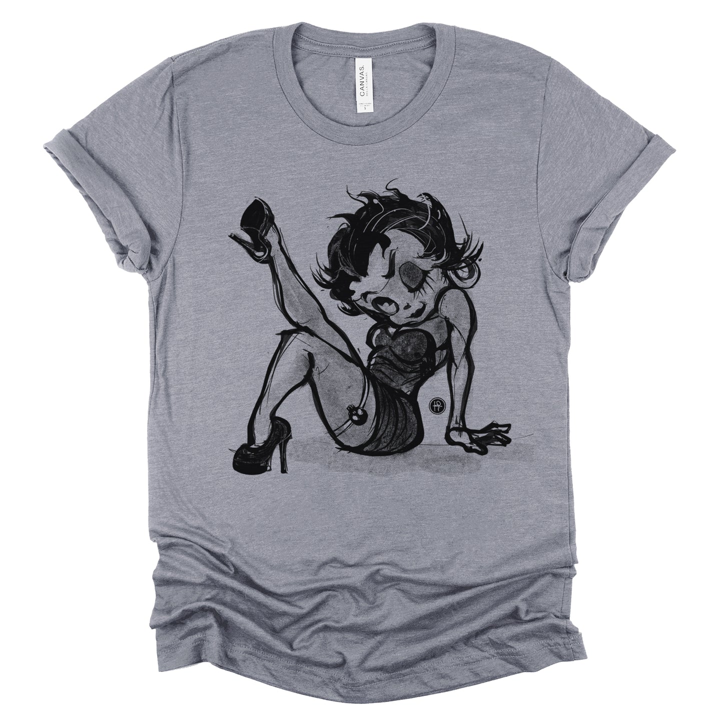 Betty Boop: Sassy Leg Raise T-Shirt