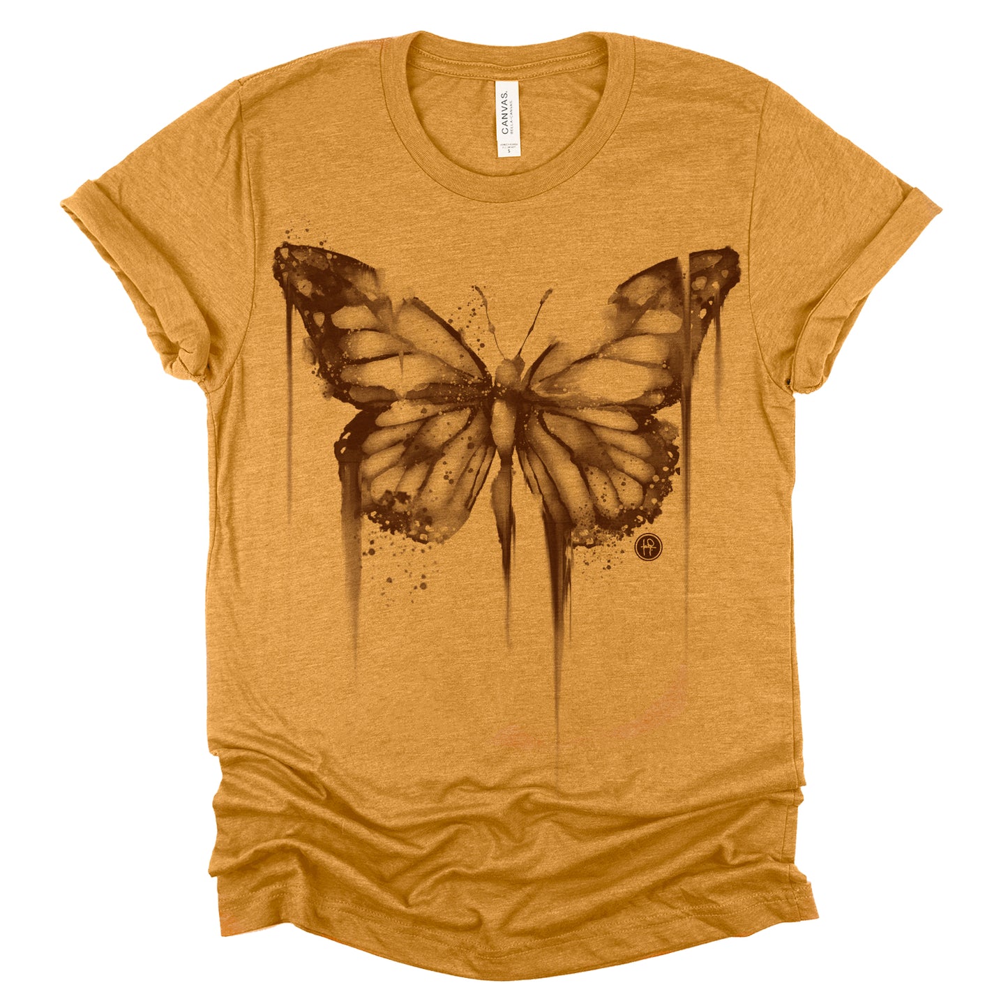 Bleached Butterfly: Fading Elegance T-Shirt