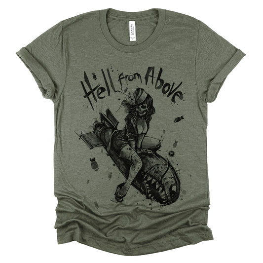Bomber Girl: Hell from Above T-Shirt