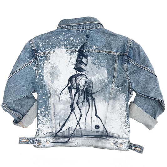 Dali's Elephant: Surreal Elegance Levi's Trucker Jacket