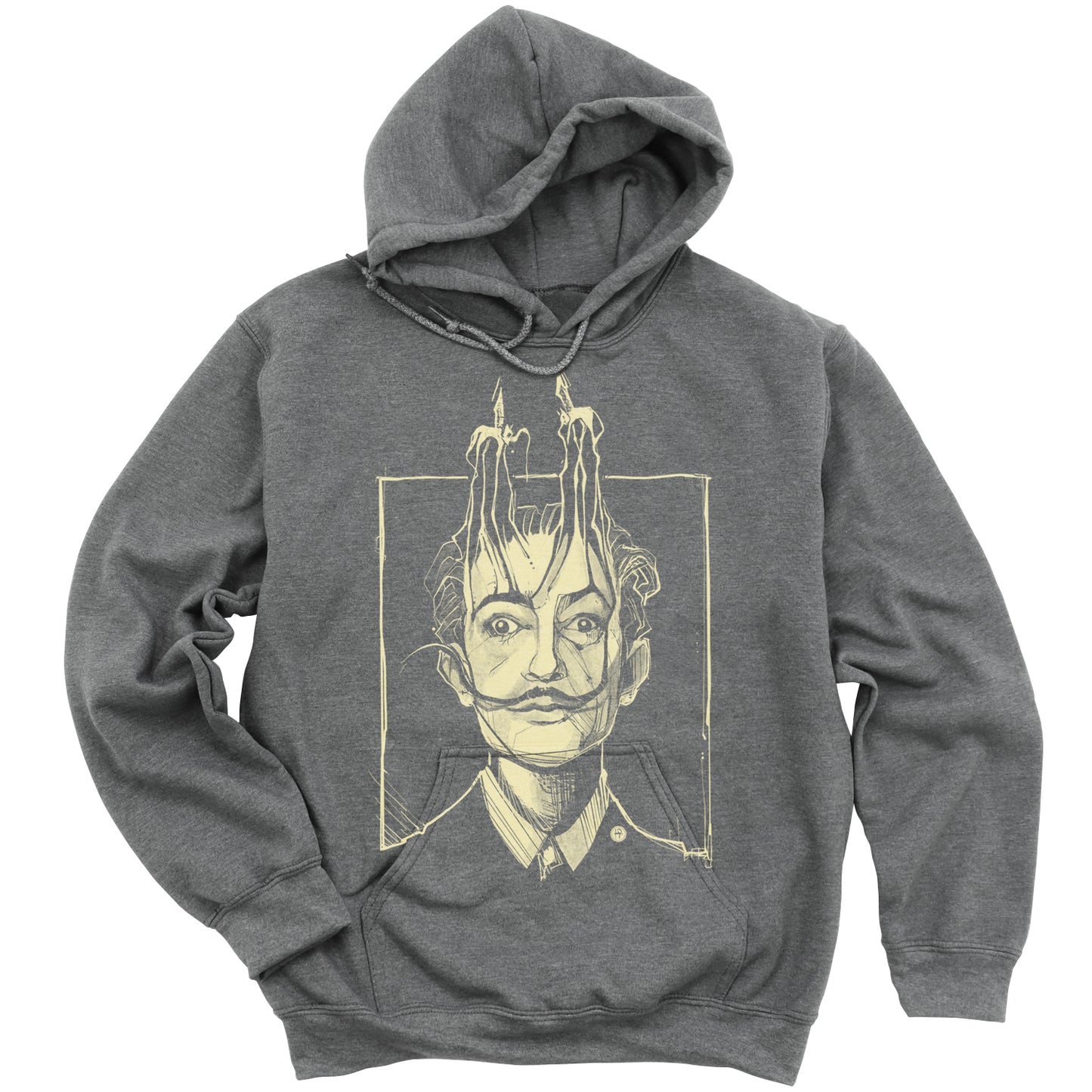Dali's Portrait: Surreal Tribute Hoodie