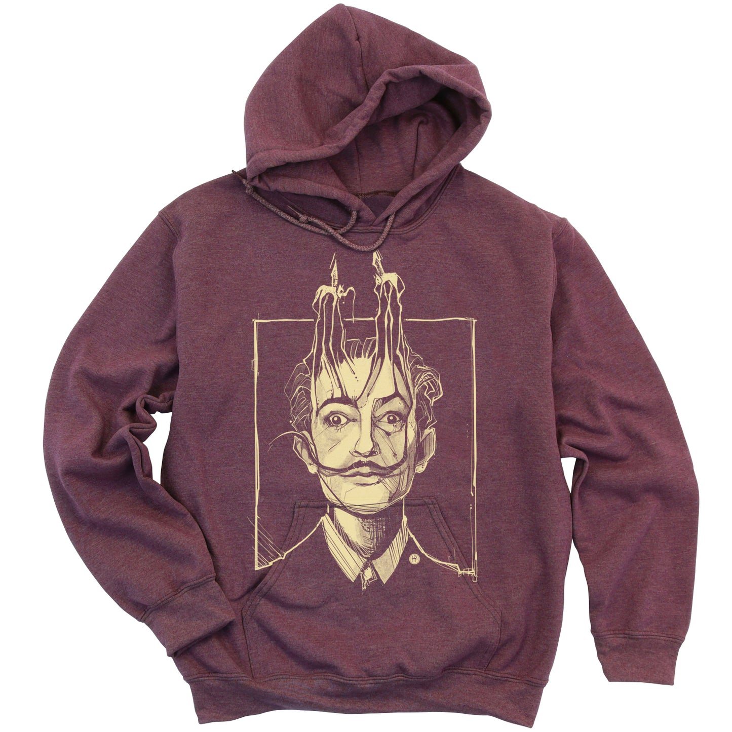 Dali's Portrait: Surreal Tribute Hoodie
