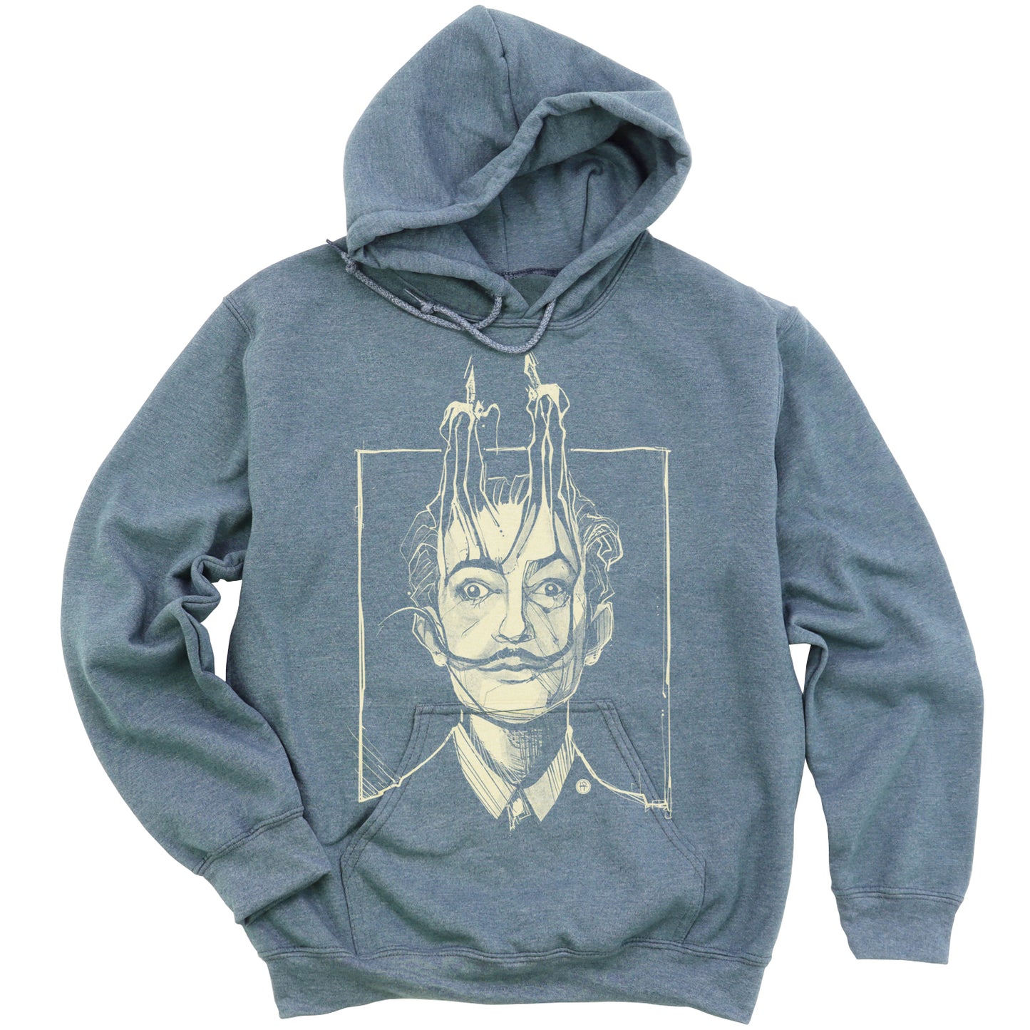 Dali's Portrait: Surreal Tribute Hoodie