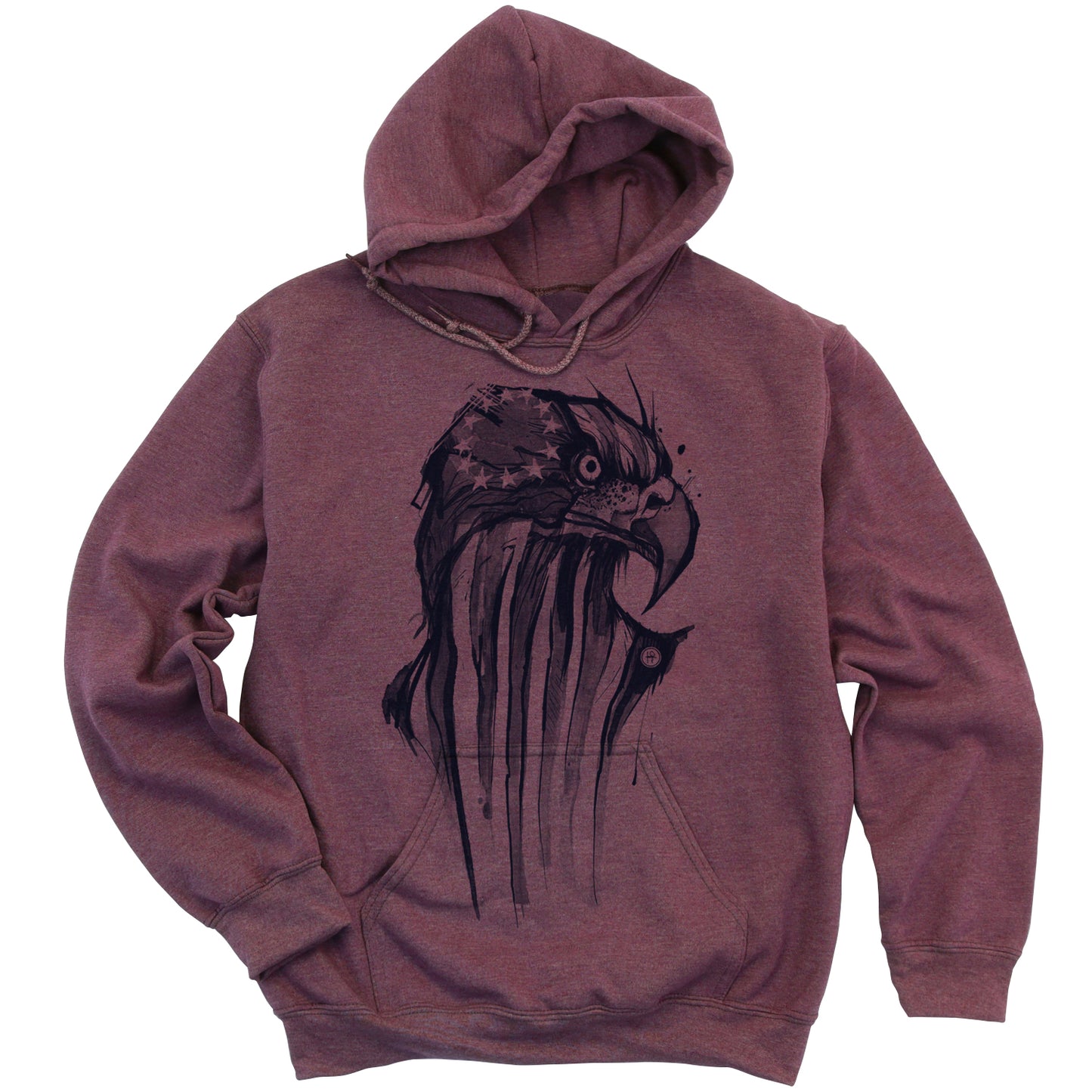Eagle Flag: Pride in Every Feather Hoodie