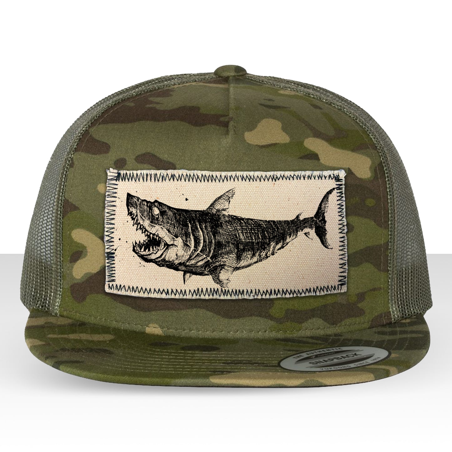 Eerie Shark Trucker Hat