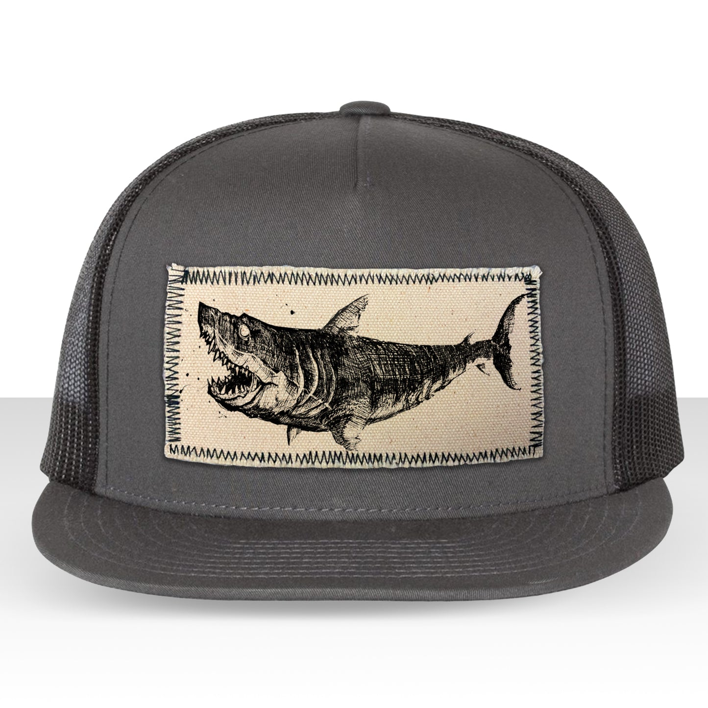Eerie Shark Trucker Hat
