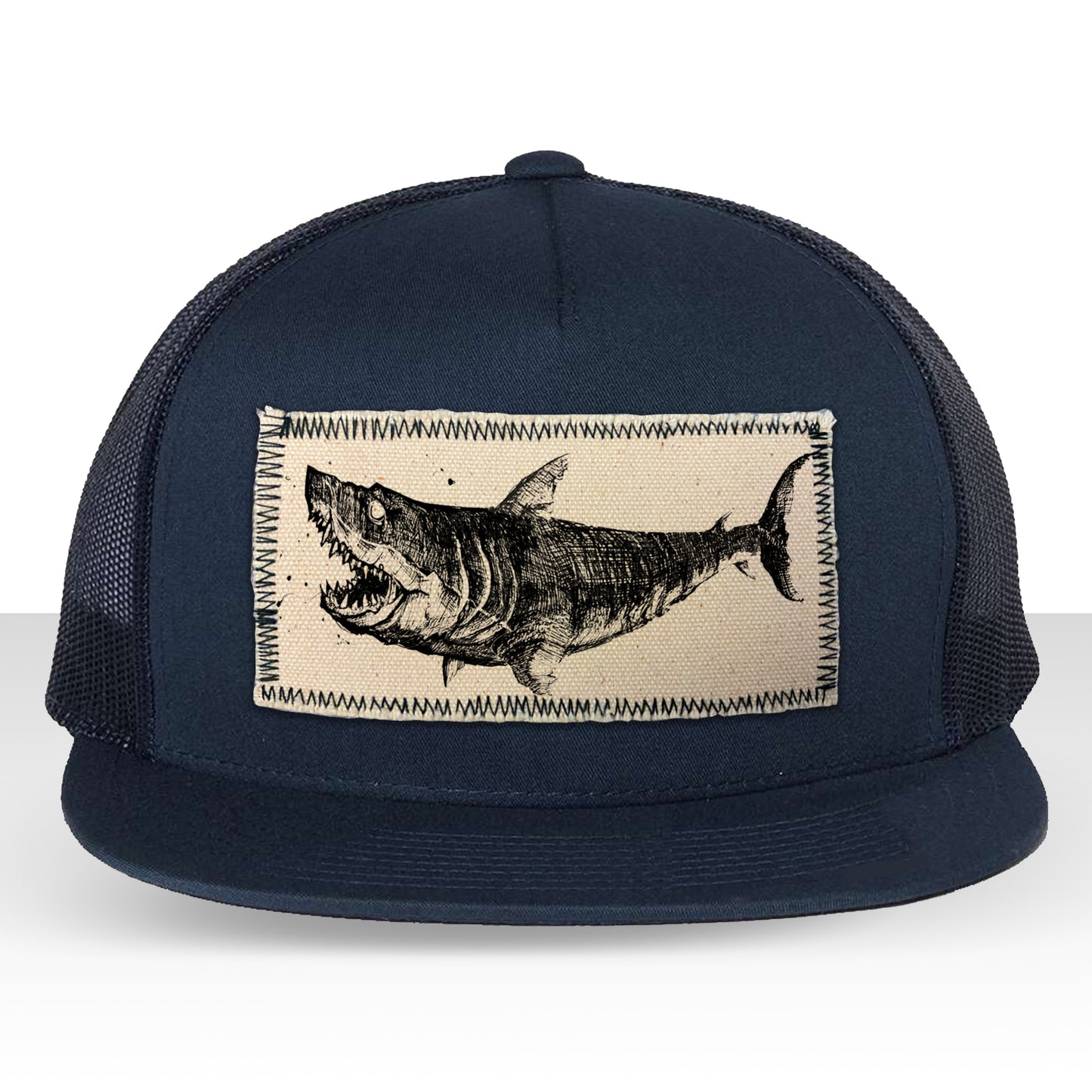 Eerie Shark Trucker Hat