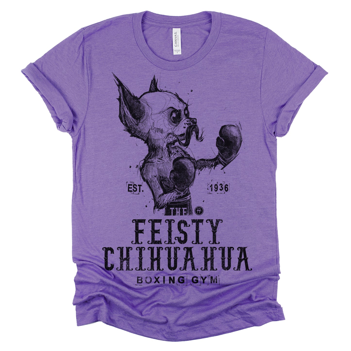 Feisty Chihuahua Boxing Gym: Punchy Pooch Attitude T-Shirt