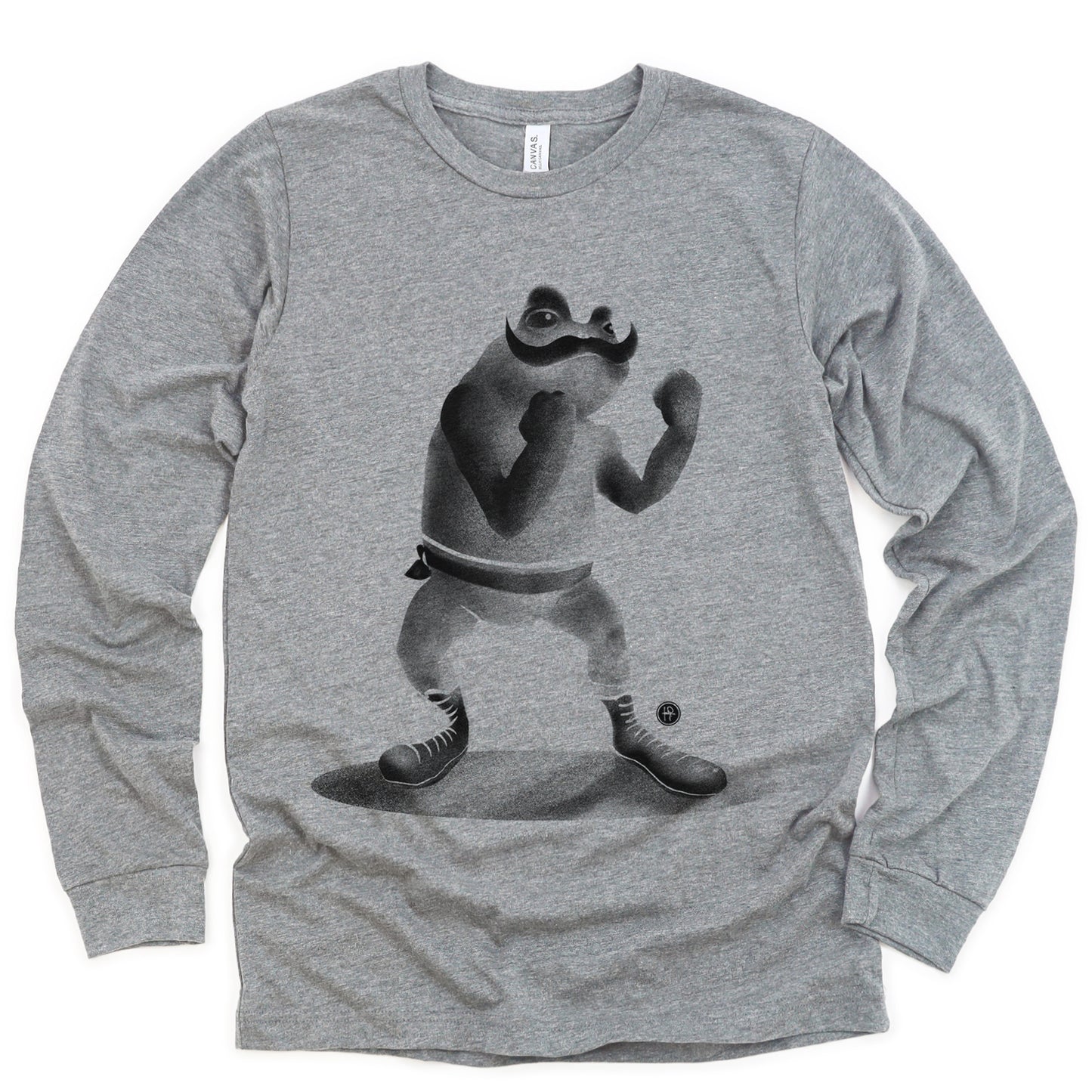Fighting Frog Long Sleeve T-Shirt: Leap into Action