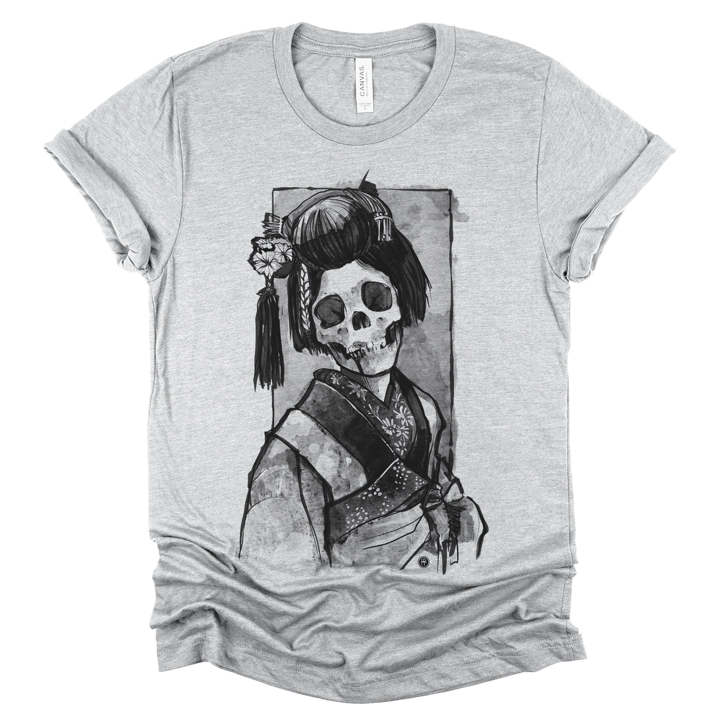 Geisha: Traditional Elegance with a Gritty Twist T-shirt