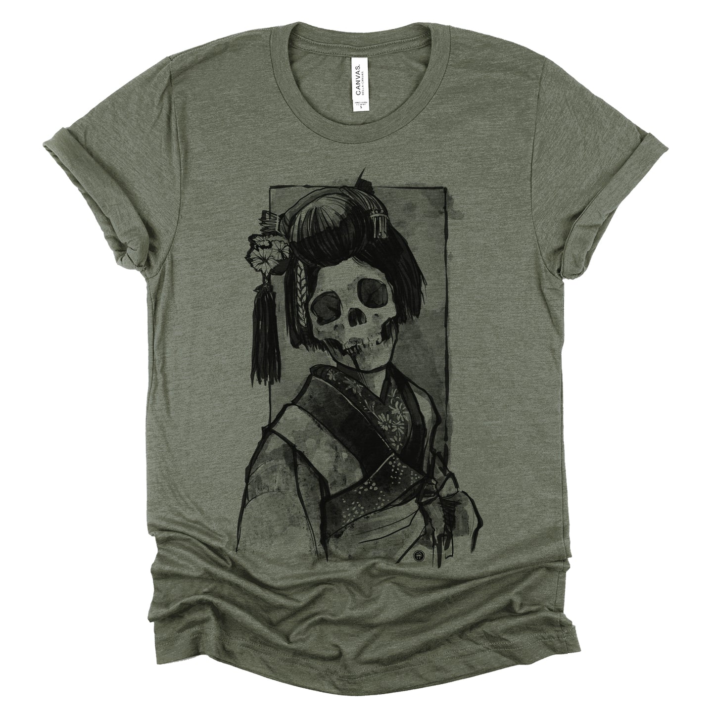 Geisha: Traditional Elegance with a Gritty Twist T-shirt