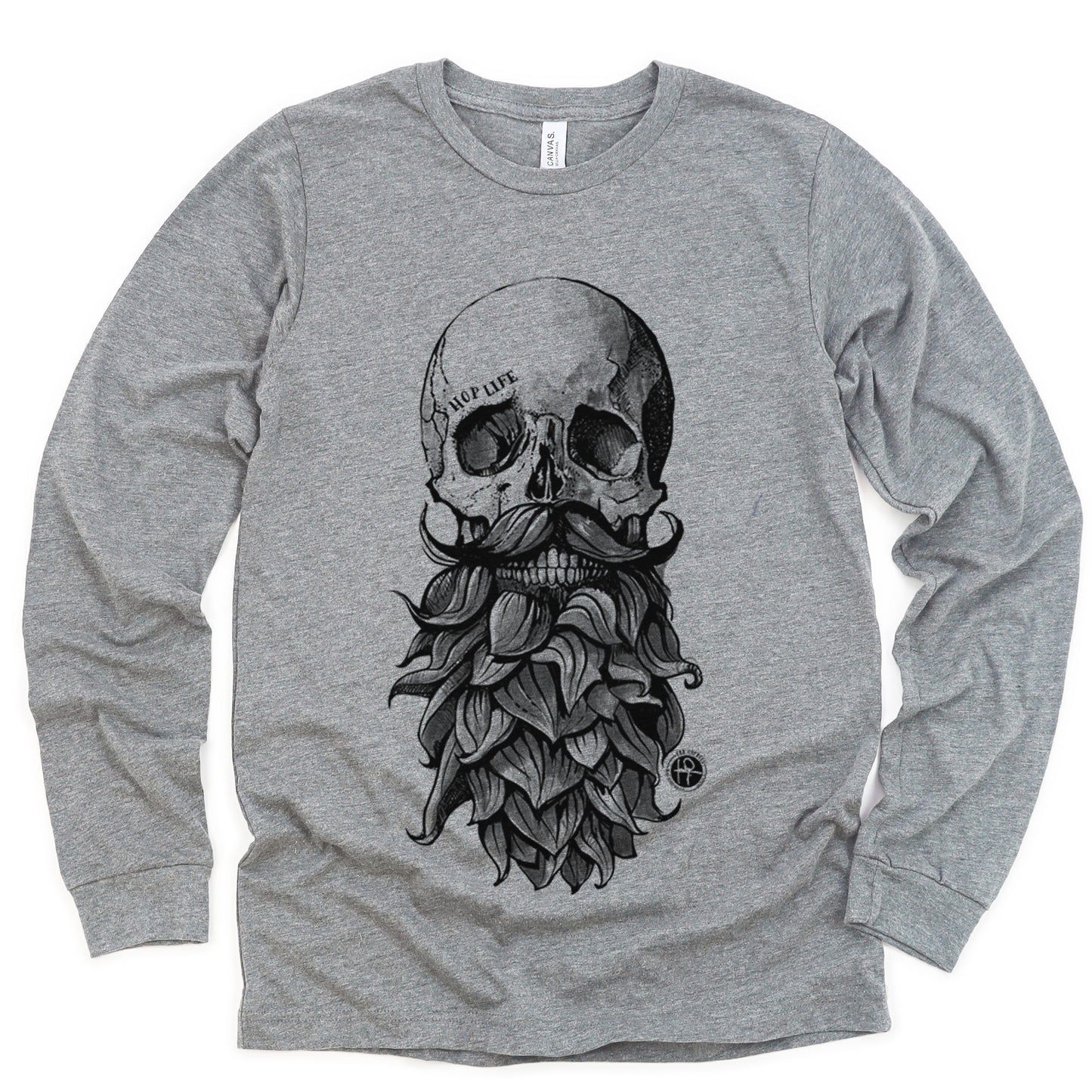 Hop Life Skull Long Sleeve T-Shirt: Crafted for Connoisseurs