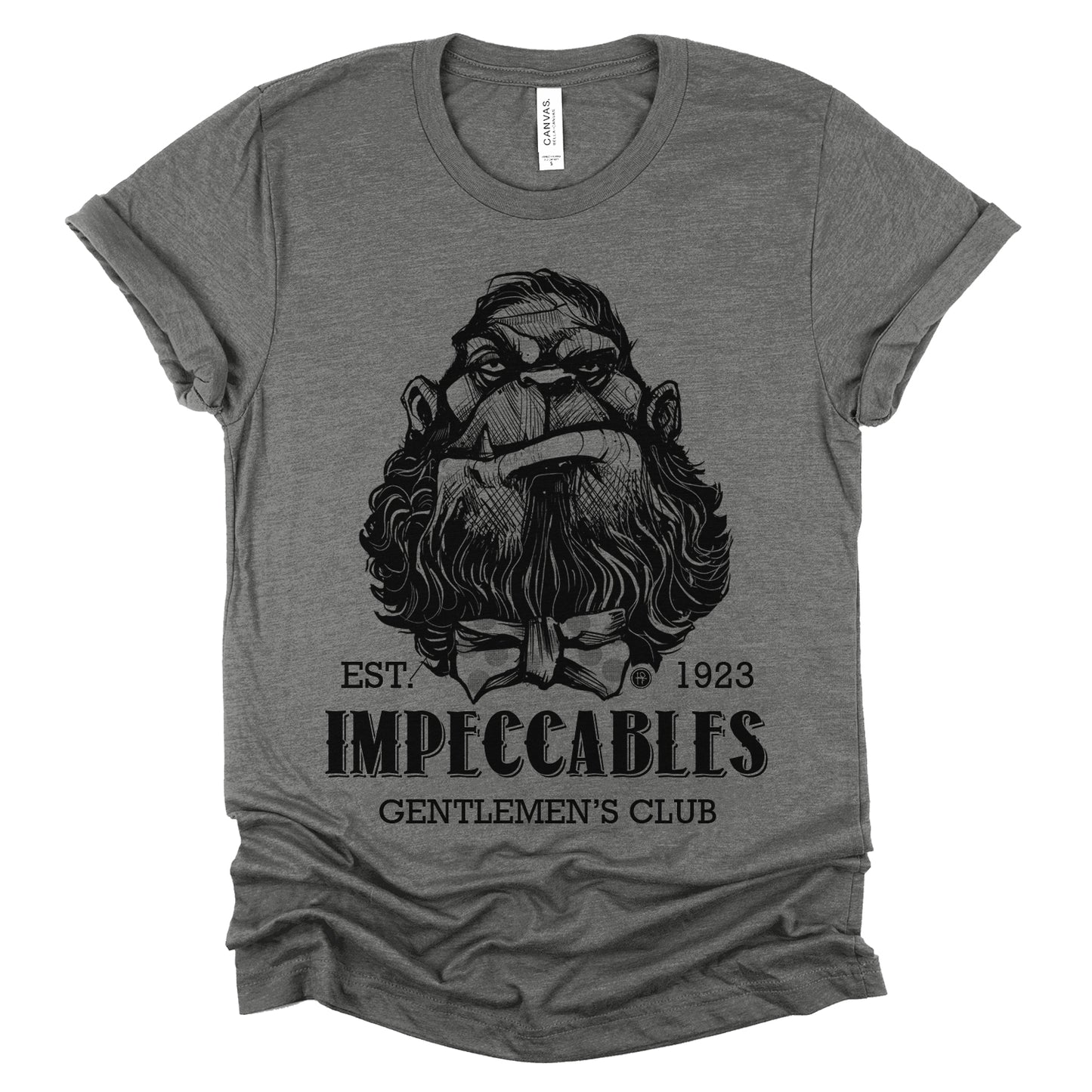 Impeccables Gentlemen's Club: Sophisticated Sasquatch T-Shirt