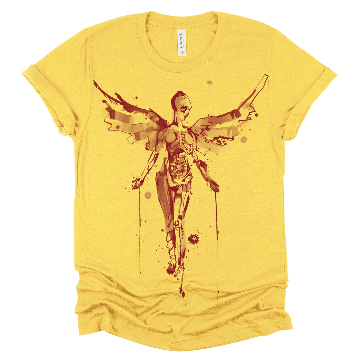 In Utero Angel: A Grunge Homage T-shirt