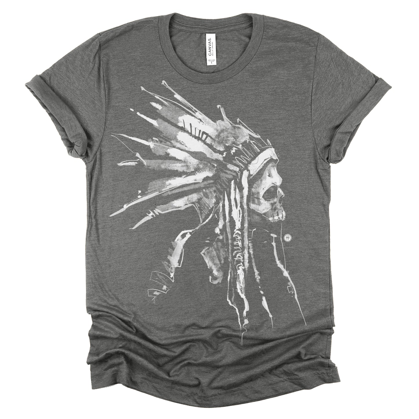 Indian Chief Skull: Tribal Legacy T-Shirt