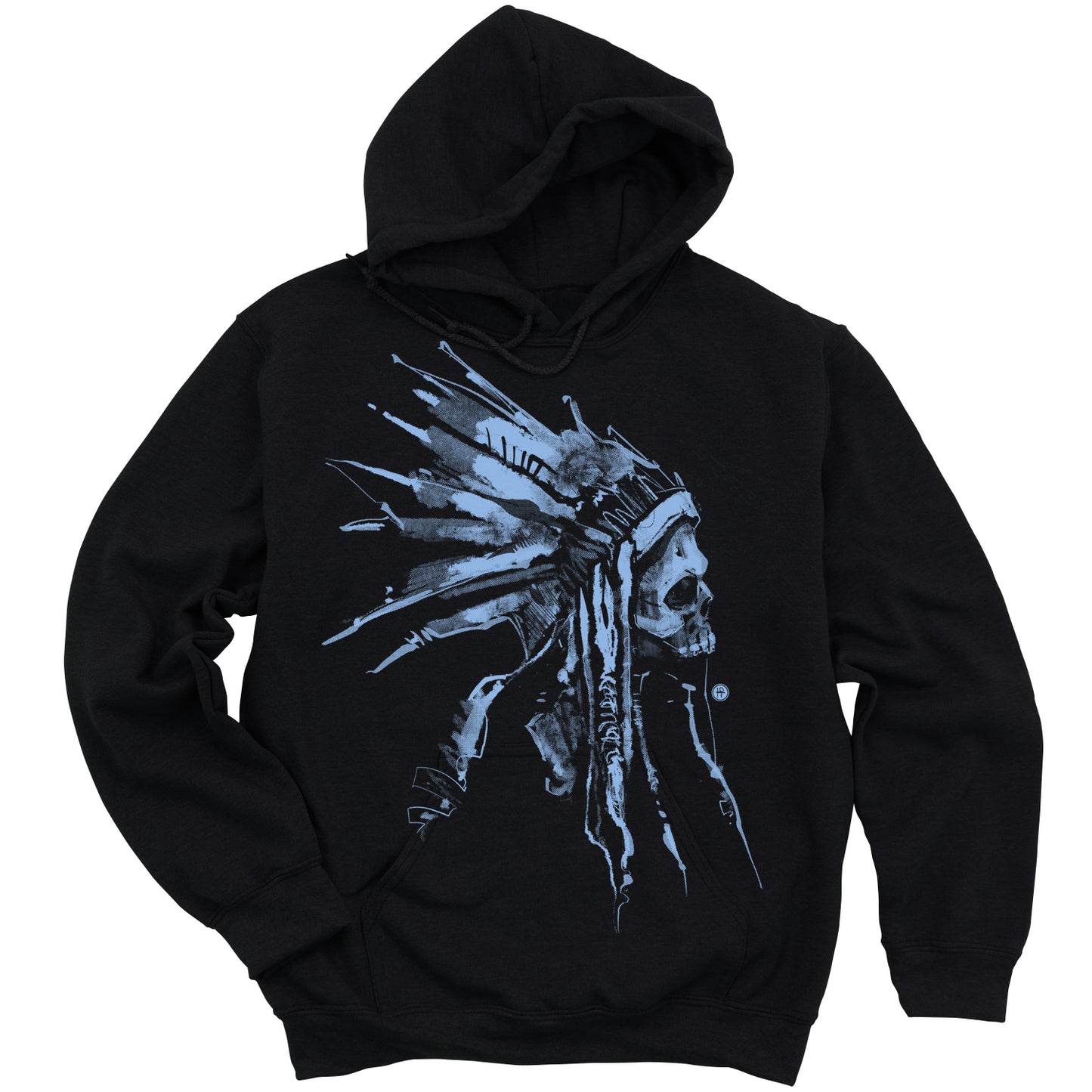 Indian Chief Skull: Tribal Legacy Hoodie