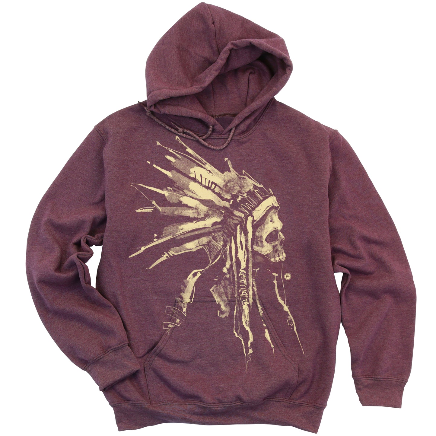 Indian Chief Skull: Tribal Legacy Hoodie