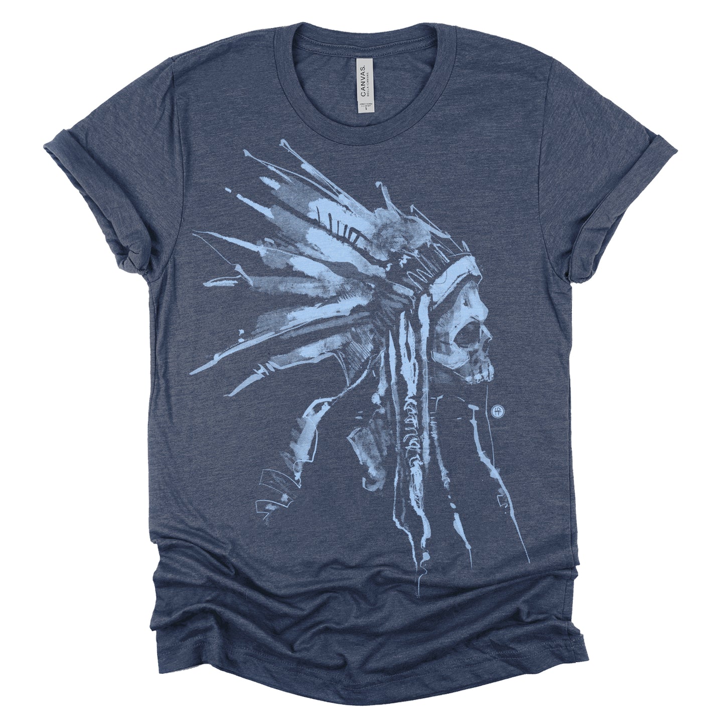 Indian Chief Skull: Tribal Legacy T-Shirt