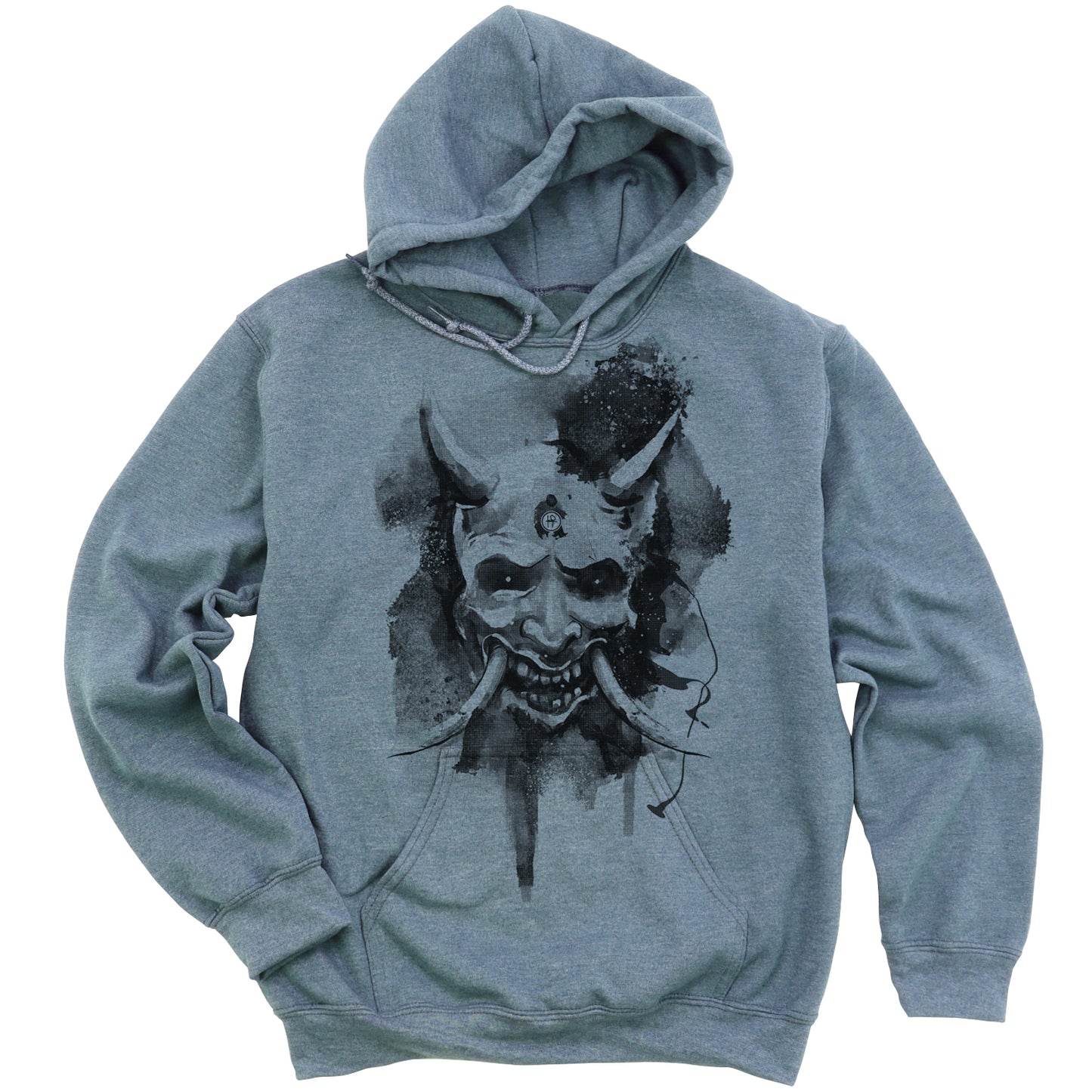 Japanese Hannya Mask Printed Hoodie
