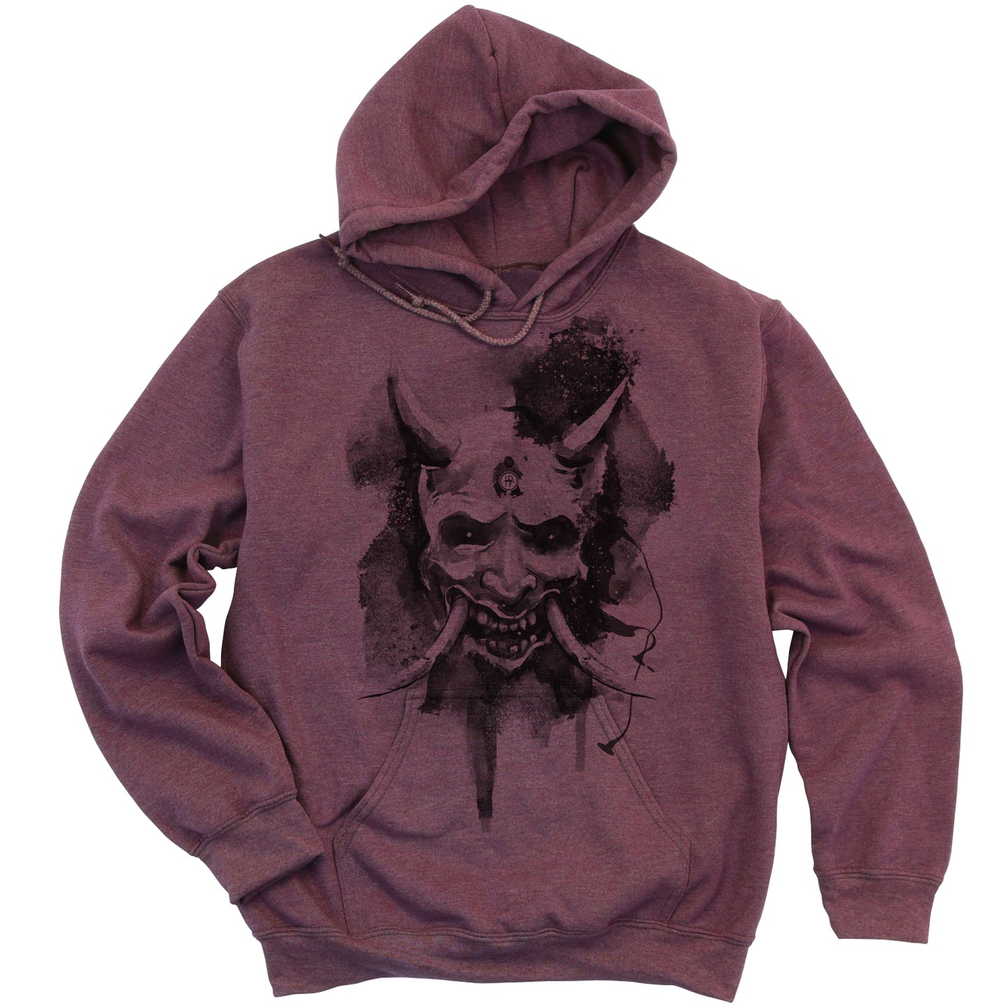 Japanese Hannya Mask Printed Hoodie