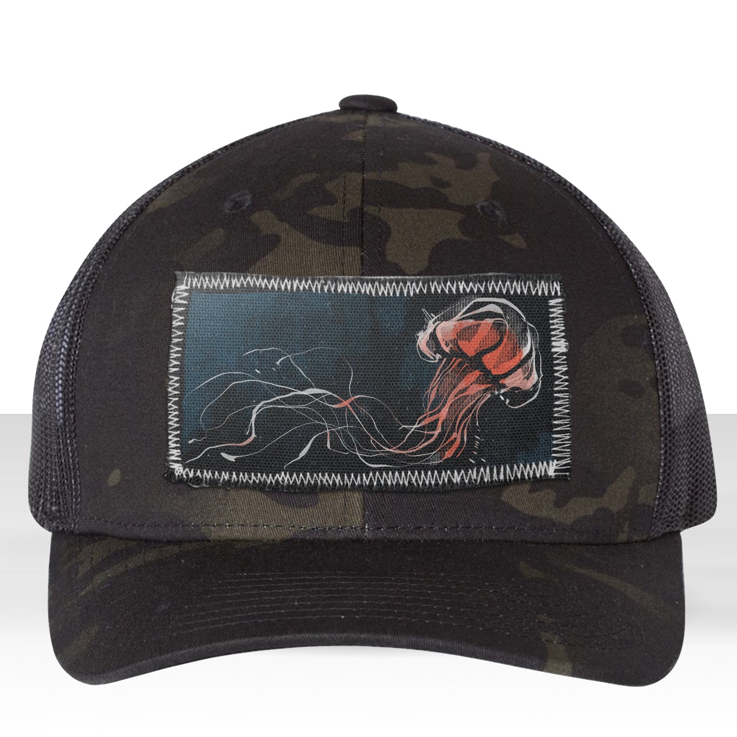 Jelly Fish: Fluid Movement Trucker Hat