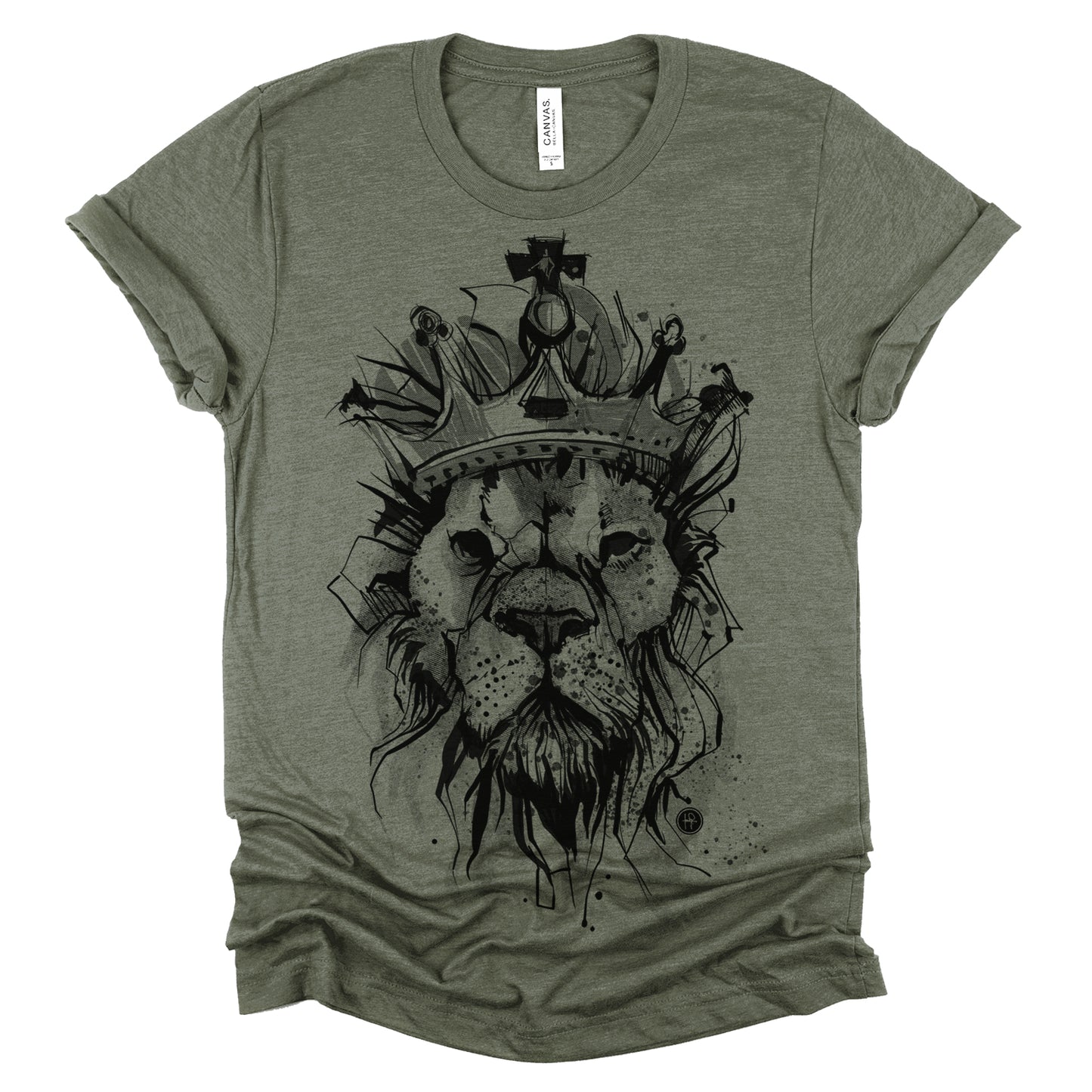 Lion Crown: Majestic Royalty T-shirt