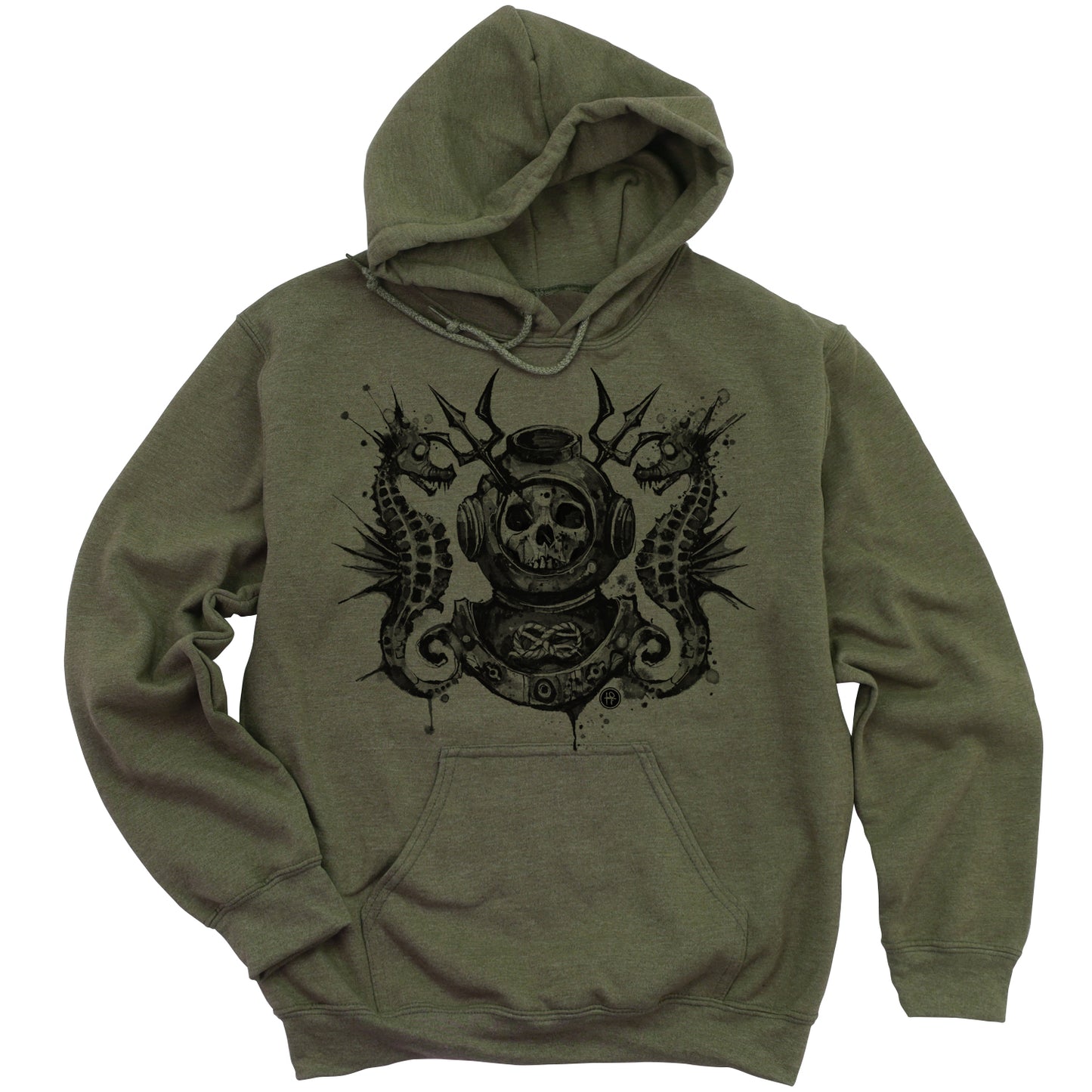 Master Navy Diver: Into the Macabre Depths Hoodie