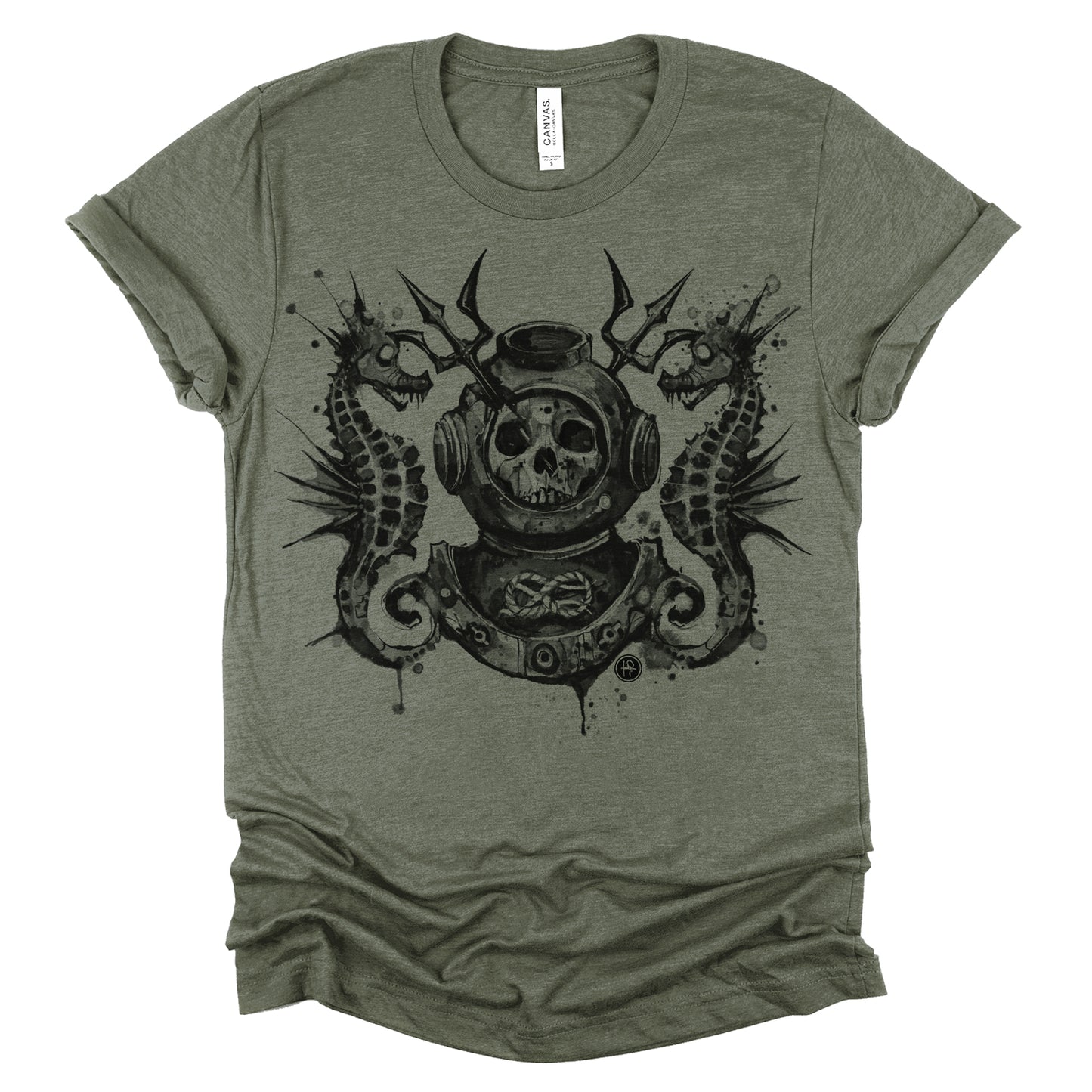 Master Navy Diver: Into the Macabre Depths T-Shirt