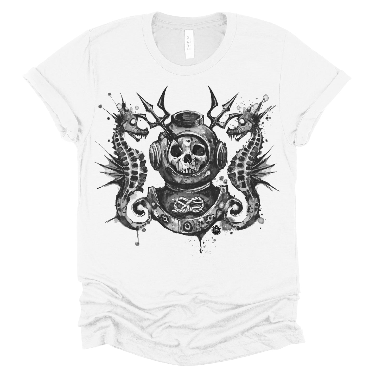 Master Navy Diver: Into the Macabre Depths T-Shirt