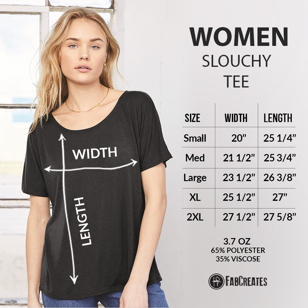 Custom Women's Slouchy T-Shirt (8816)